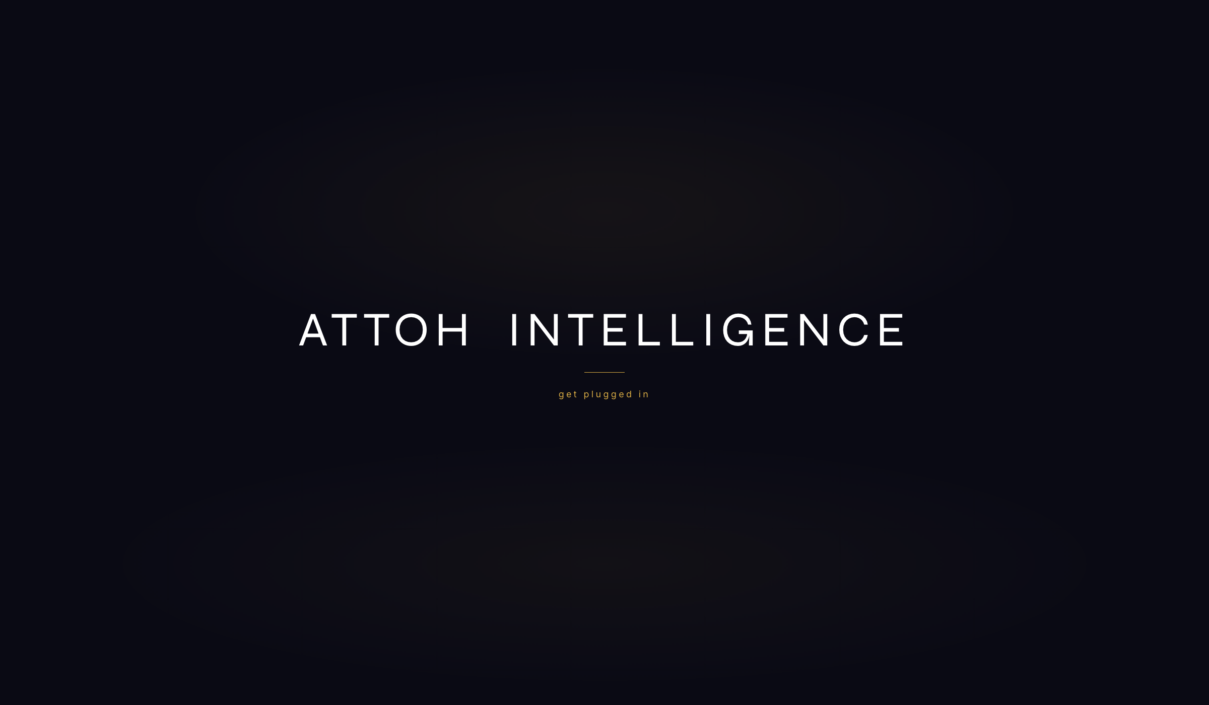 ATTOH Intelligence primary wordmark